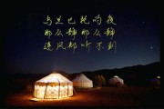 乌兰巴托的夜文案生活_如何写出草原灵魂