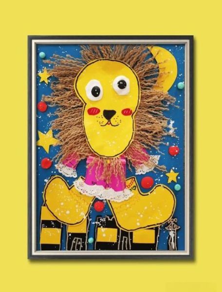 小班艺术狮子怎么做_幼儿园狮子美术教案