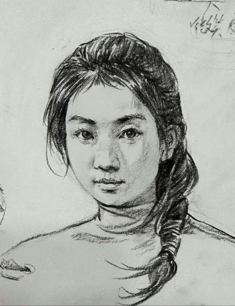 人像艺术写生怎么画_人像写生构图技巧